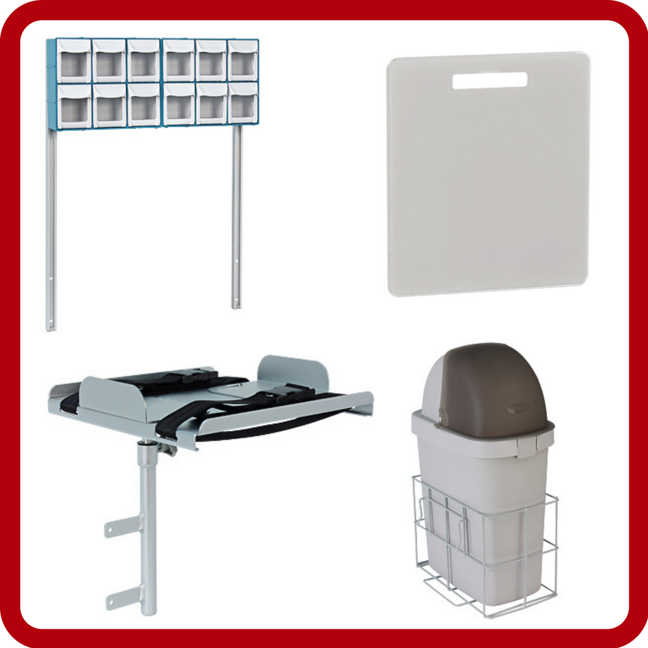 Detecto Rescue Medical Cart Accessories